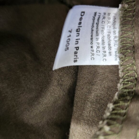 JCL Olive Green Embroidered Jacket S/M Boho Embroidery - Picture 15 of 16